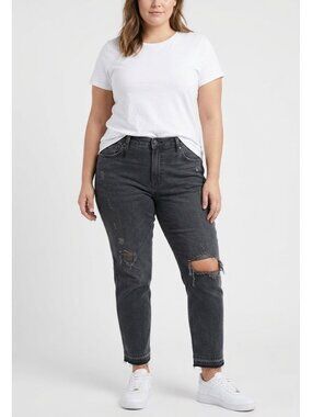 NWT Levi's Orange Tab 505 C in Summer Of Love Raw Hem Cropped Straight Jeans 32